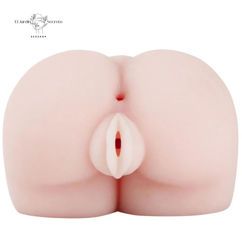 Masturbador para pene forma de nalgas mujer con vagina y ano