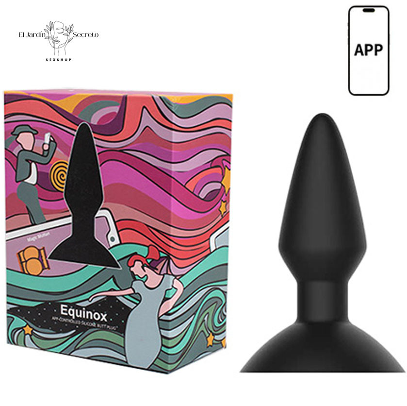 Plug Anal 10cm vibración controlado por APP Equinox Magic Motion 1 Plug Anal 10cm vibración controlado por APP Equinox Magic Motion