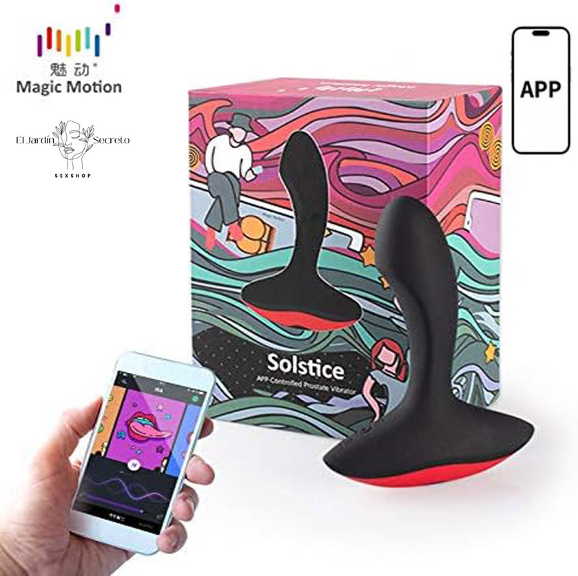 Plug Anal 13cm vibración controlado por APP Solstice Magic Motion 1 Plug Anal 13cm vibración controlado por APP Solstice Magic Motion
