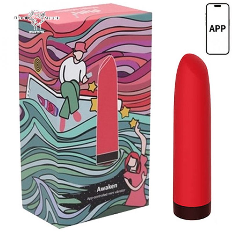 Vibrador 9cm Lápiz Labial para tu clítoris APP Awaken Magic Motion
