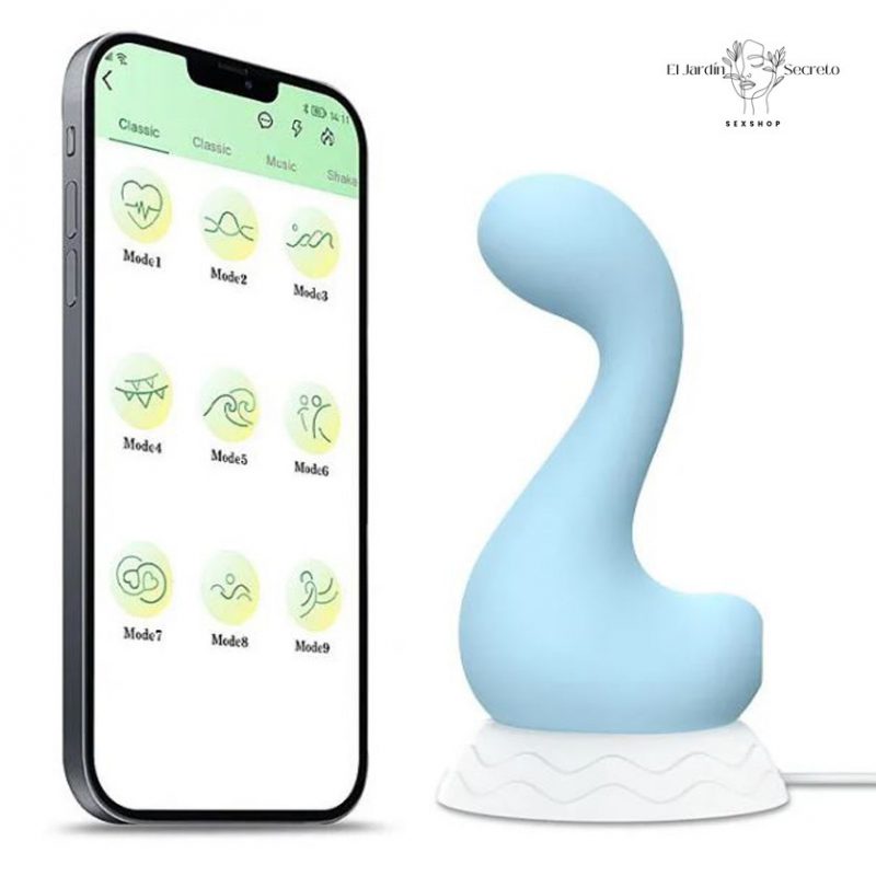 Succionador clítoris y Vibrador Punto G APP Swan Pink Sex Toys