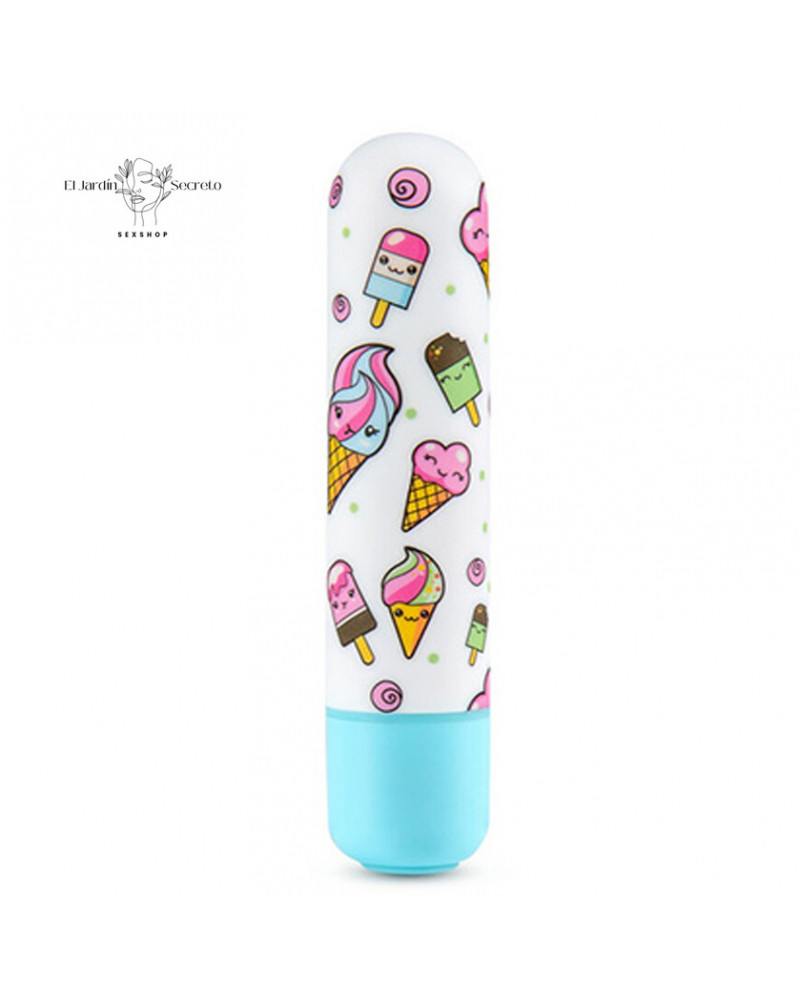 Bala Mini Vibrador 9cm Mini Sweet Cream Blue Blush 5 bala mini vibrador 9cm mini sweet cream blue blush