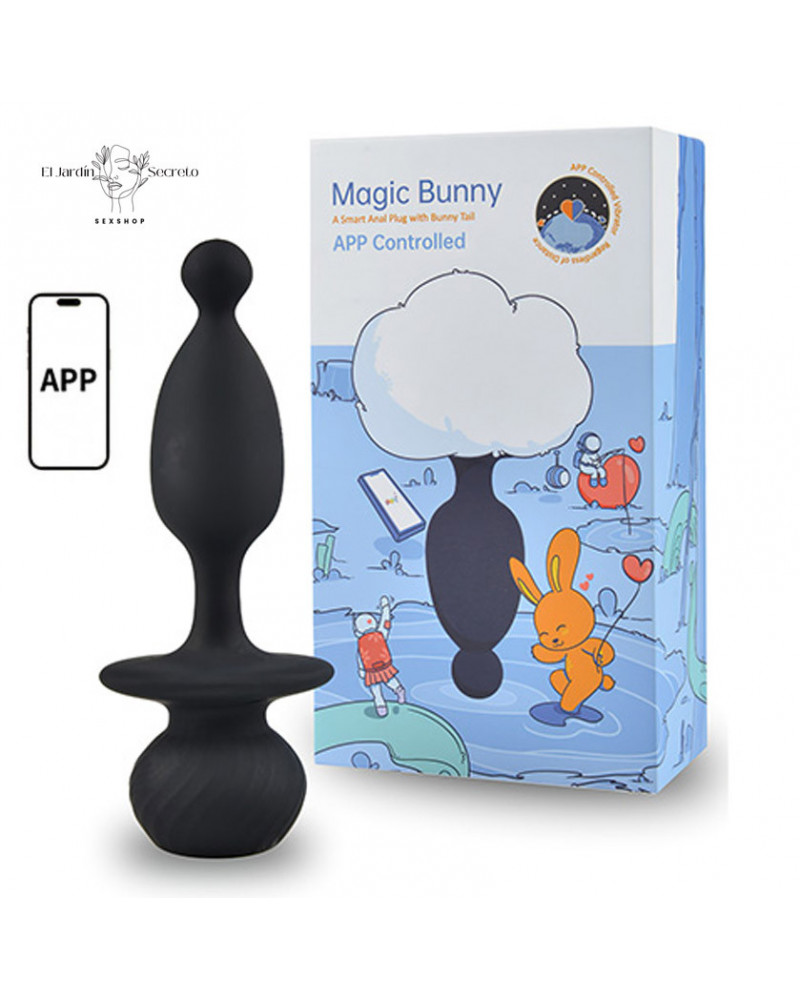 Plug Anal 13cm Conejo con Vibración APP Bunny Magic Motion 6 plug anal 13cm conejo con vibracion app bunny magic motion