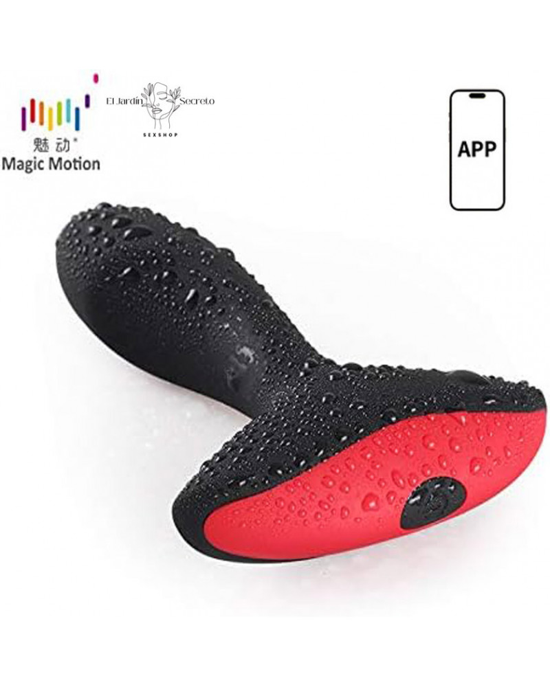 Plug Anal 13cm vibración controlado por APP Solstice Magic Motion 6 plug anal 13cm vibracion controlado por app solstice magic motion