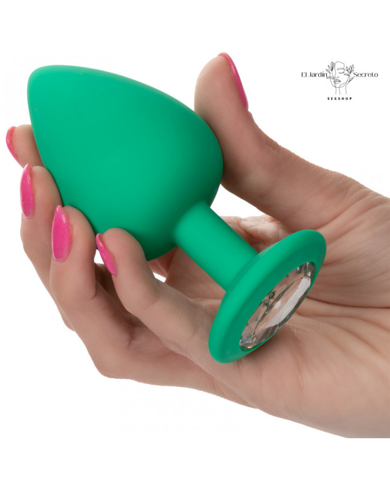 Plug Anal Verde Set 3 Plug Sexo Anal Cheeky Gems Green 8 plug anal verde set 3 plug sexo anal cheeky gems green