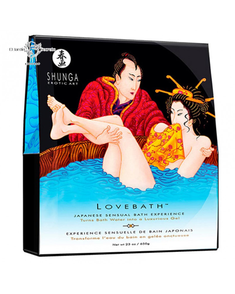 Polvos Gel Baño Erótico SHUNGA LoveBath Ocean Temptations 3 polvos gel bano erotico shunga lovebath ocean temptations
