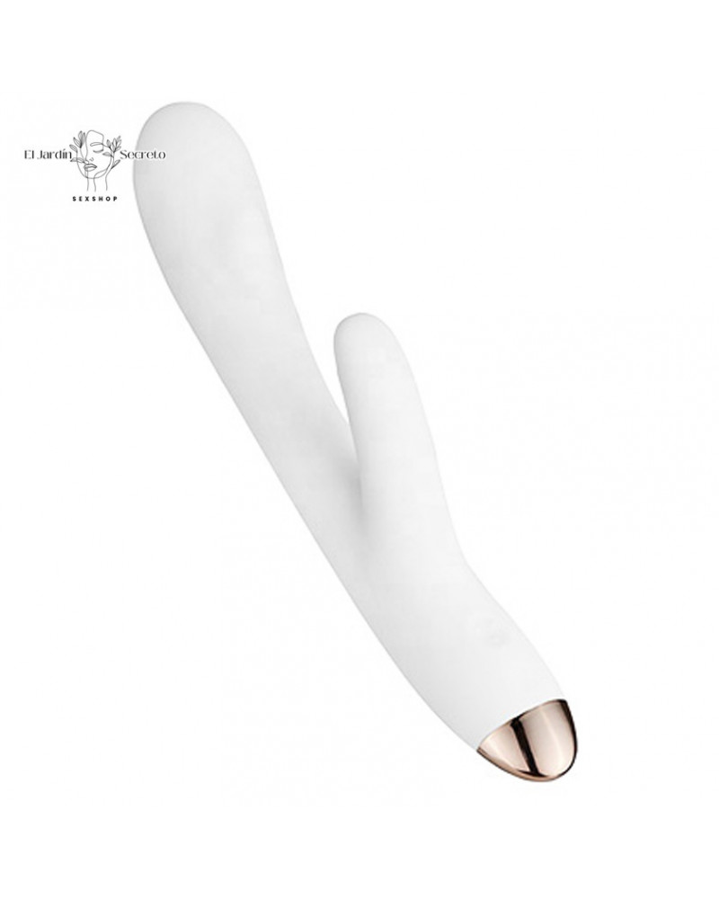 vibrador 22cm vibrador punto g y clitoris libo blanco magic vibrator