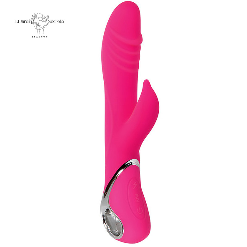 Vibrador 23cm Conejito rosa Punto g y Clítoris Dancing Dolphin Adam & Eve 6 Vibrador 23cm Conejito rosa Punto g y Clítoris Dancing Dolphin Adam & Eve