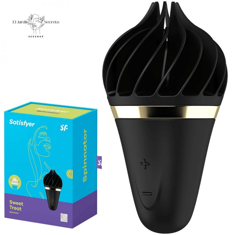 Vibrador Tipo Helado para Clítoris Sweet Temptation Black Satisfyer