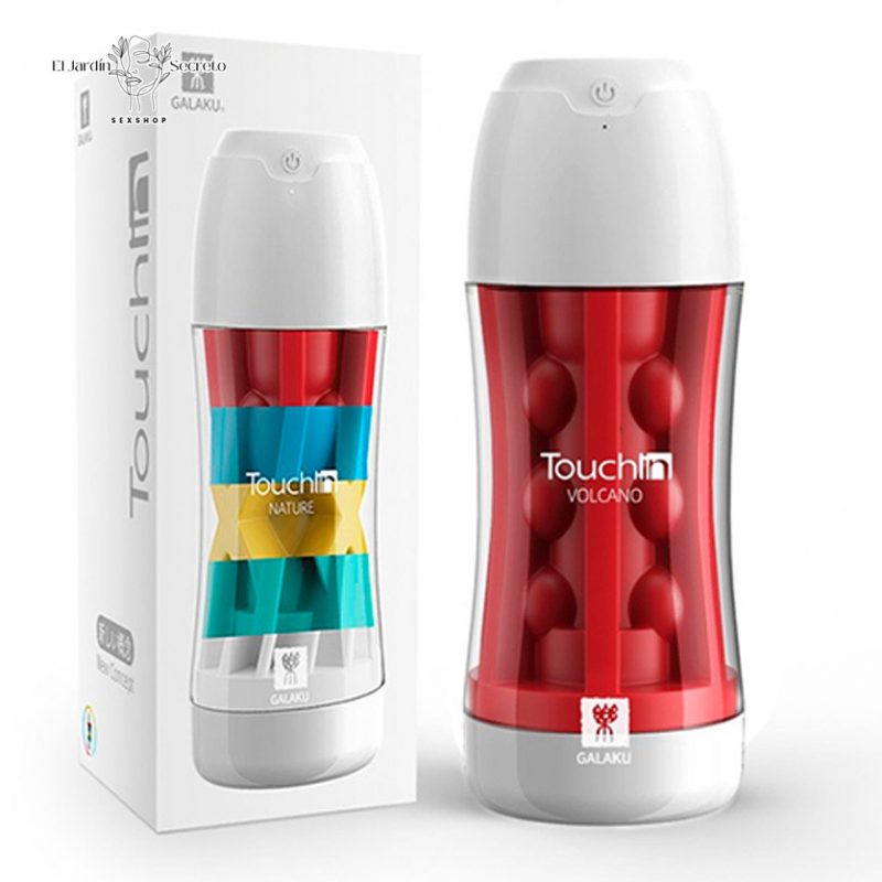 Masturbador Vibrador para pene Touch Volcano Red Galaku