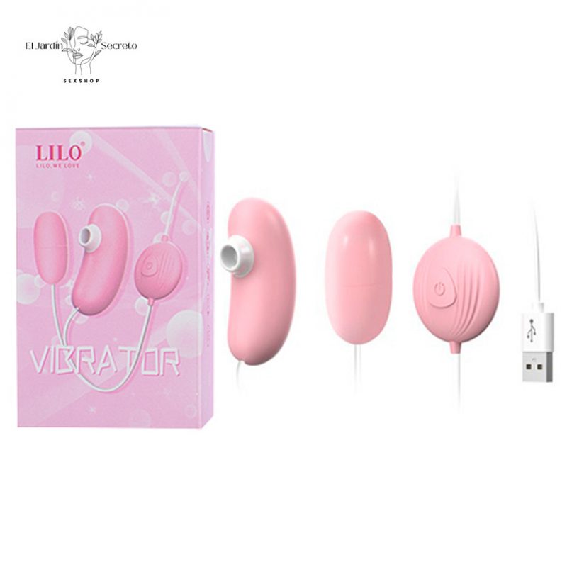 Mini Huevo Vibrador con Succión para Clítoris Punto G
