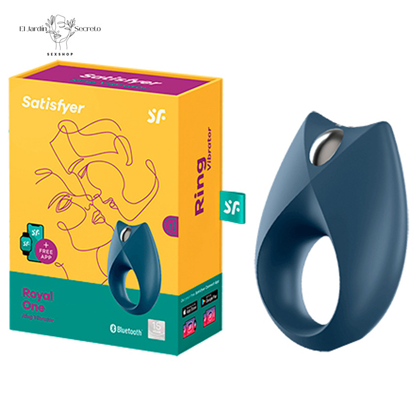 Anillo con Vibración Para Pene Royal One Blue Satisfyer 1 Anillo con Vibración Para Pene Royal One Blue Satisfyer