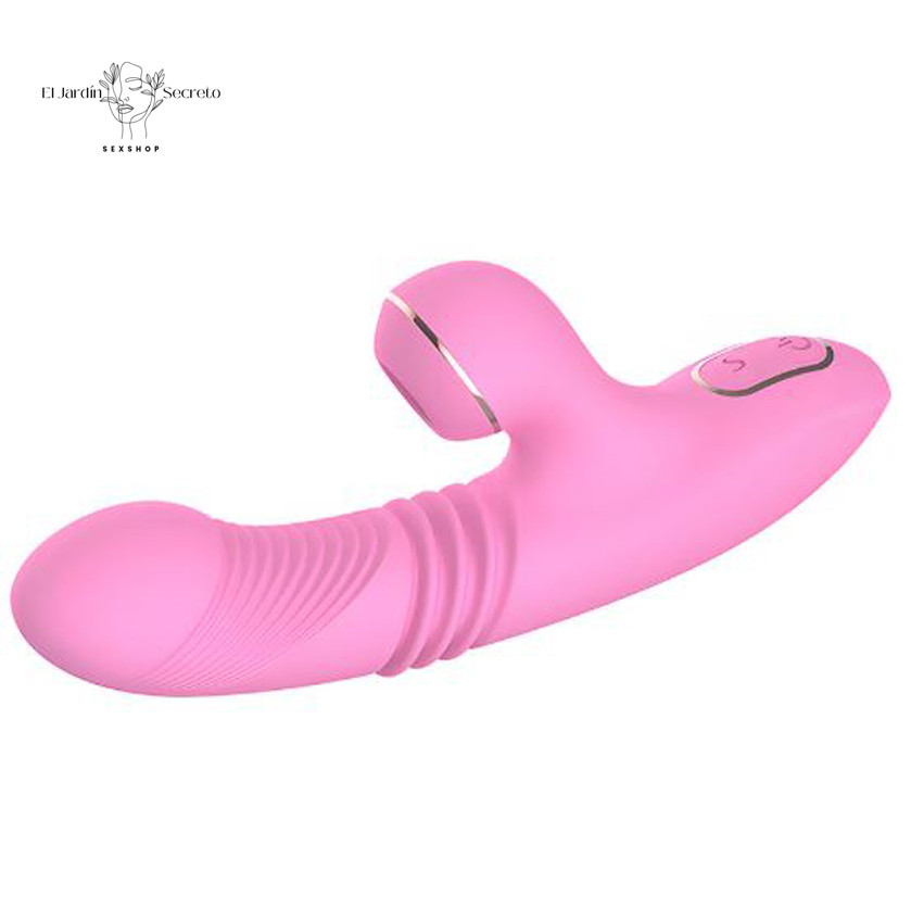 Vibrador Punto G y Succionador de Clítoris Retráctil Efecto Calor Olivia Dibe 7 Vibrador Punto G y Succionador de Clítoris Retráctil Efecto Calor Olivia Dibe