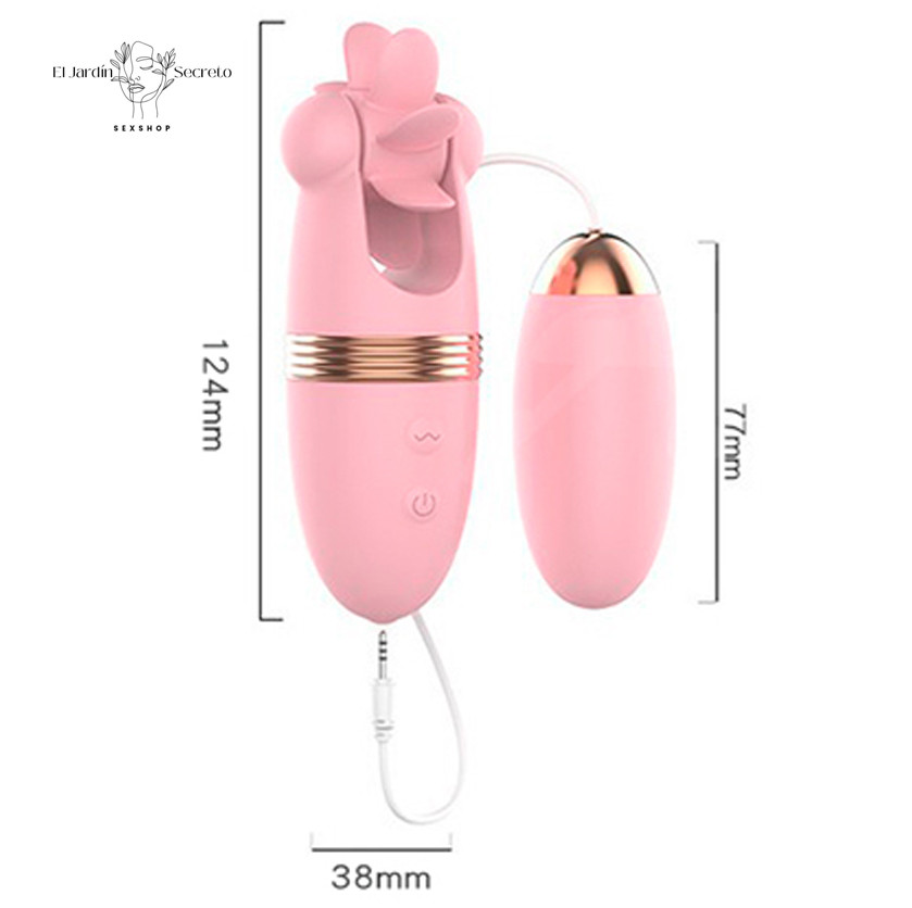 Doble Estimulador Clítoris Huevo y Lengua vibrador Hot Wheel Tongue Lilo 3 Doble Estimulador Clítoris Huevo y Lengua vibrador Hot Wheel Tongue Lilo