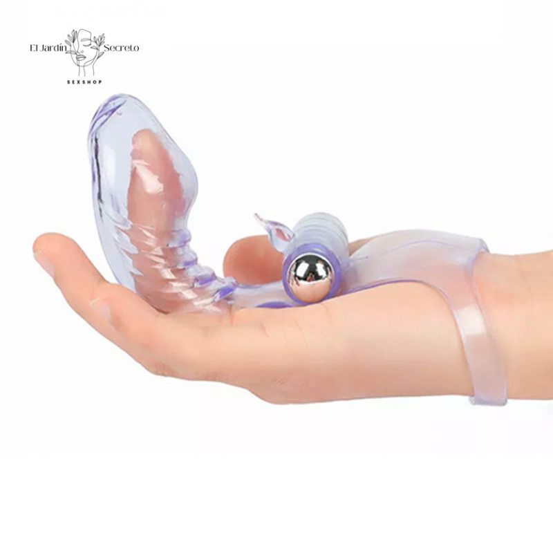 Funda para dedo con vibrador de clítoris Punto G Vibrating Finger Sleeve