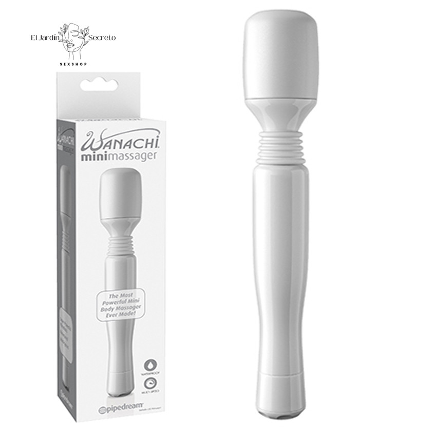 Wanachi 21cm Vibrador Flexible Clítoris Vagina White Pipedream