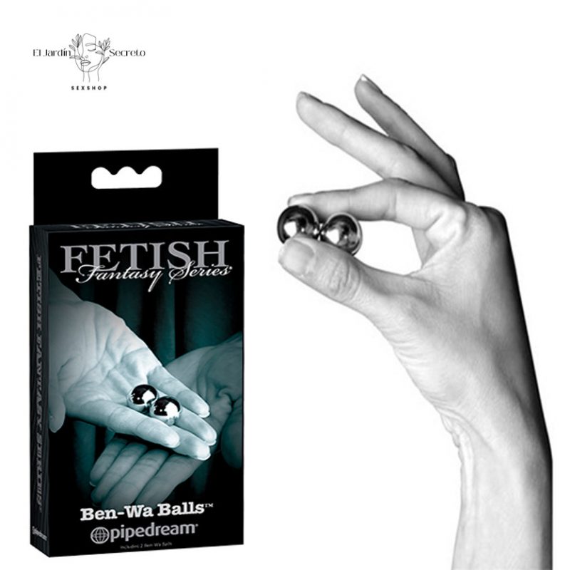 Bolas Kegel de Vidrio Plata Ben Wa Balls Silver Pipedream