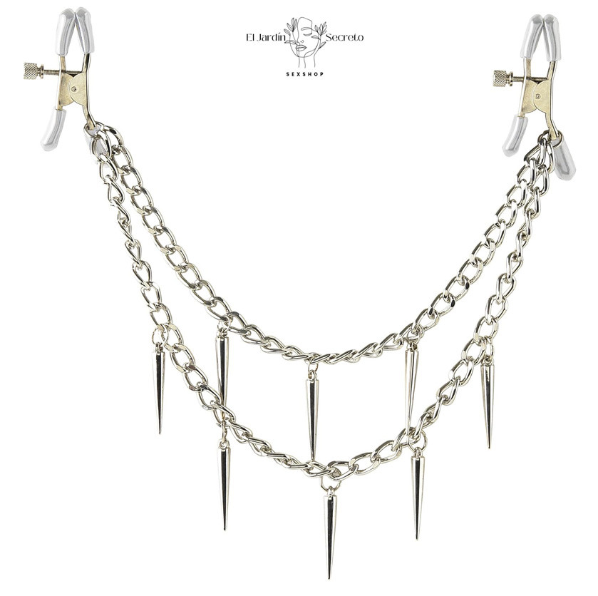 Pinzas Metálicas para Pezones Rock Hard Nipple Clamps Pipedream. 4 Pinzas Metálicas para Pezones Rock Hard Nipple Clamps Pipedream.
