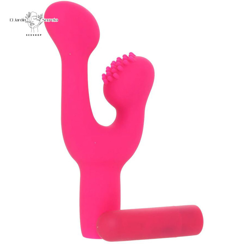 Vibrador para Punto G y Clitoris Finger Fun Pink NS INYA Novelties
