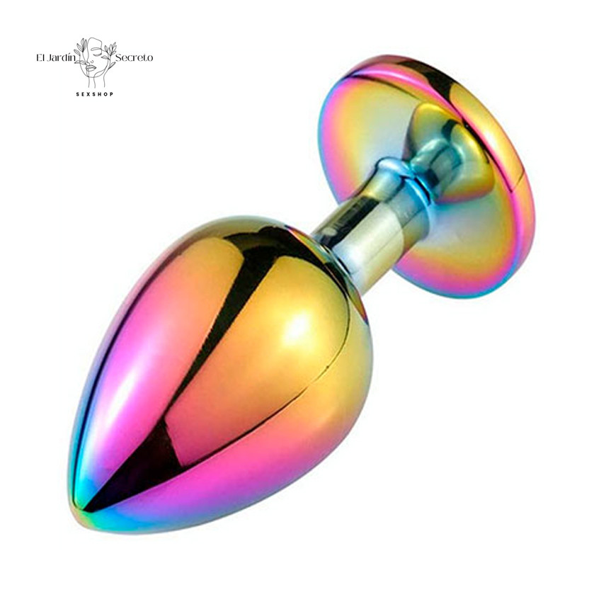 Plug Anal de Metal 7cm Cristal Small Chromatic Anal Plug 4 Plug Anal de Metal 7cm Cristal Small Chromatic Anal Plug