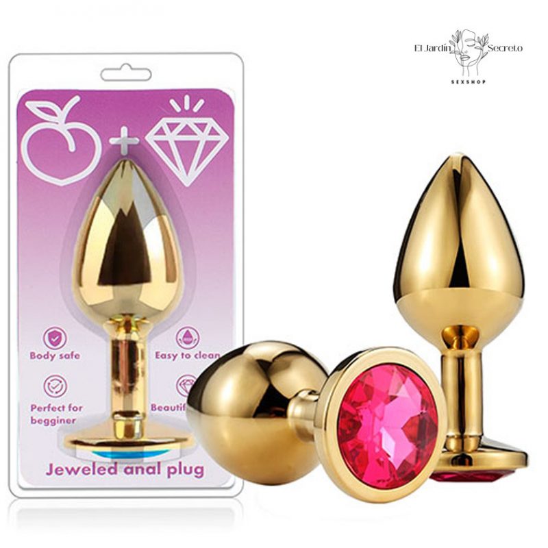 Plug anal 7cm metálico Gold Small Metal Anal Plug