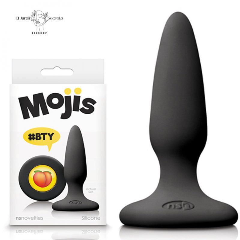 Plug anal 8cm Silicón BTY Black NS Novelties Mojis Emojicon