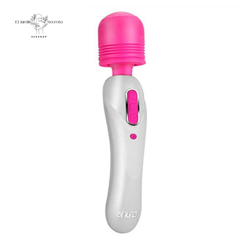Vibrador 23cm varita cabeza flexible para estimulación de clítoris 3 Vibrador 23cm varita cabeza flexible para estimulación de clítoris
