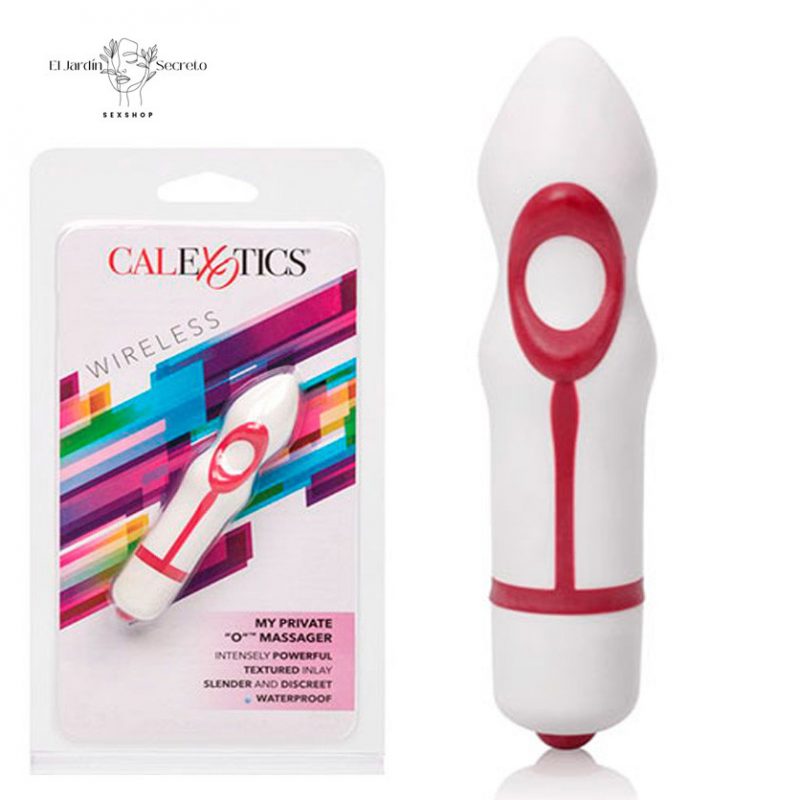 Bala Vibrador 7cm para Clitoris Rojo My Private O Massager Calexotics