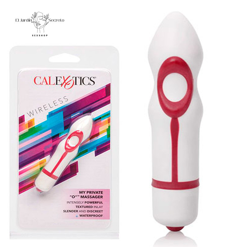 Bala Vibrador 7cm para Clitoris Rojo My Private O Massager Calexotics 1 Bala Vibrador 7cm para Clitoris Rojo My Private O Massager Calexotics