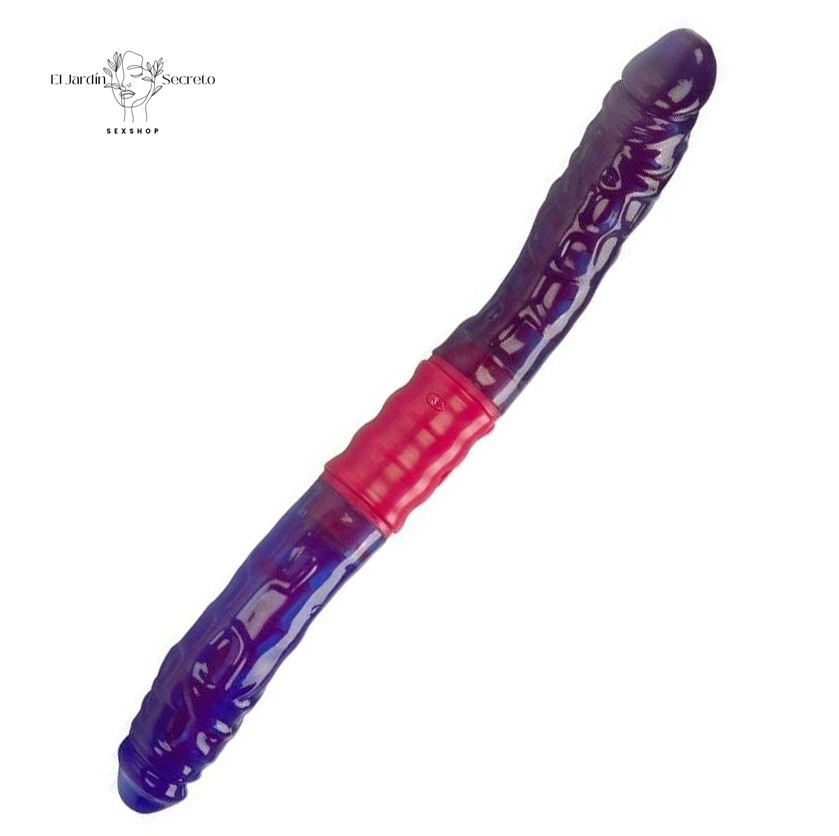Vibrador 38cm Dual Vibrating Flexi-Dong Vaginal Anal Doble Motores Dual 3 Vibrador 38cm Dual Vibrating Flexi-Dong Vaginal Anal Doble Motores Dual