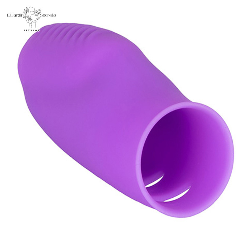 Dedal acanalado con Bala Vibradora Finger Banger Purple Calextics 6 Dedal acanalado con Bala Vibradora Finger Banger Purple Calextics