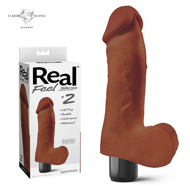 Vibrador Realista Sexo Vaginal Punto G Real Feel No. 2 Brown Pipedream