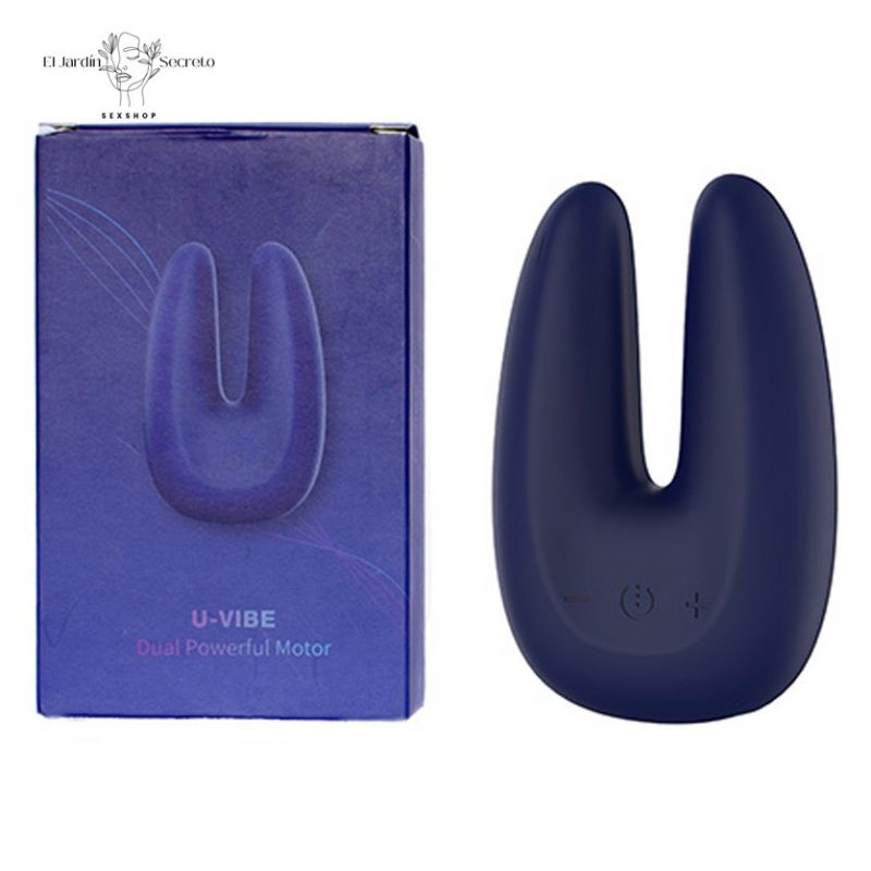 Vibrador para Clítoris de Silicona Suave Doble Motor U-Vibe