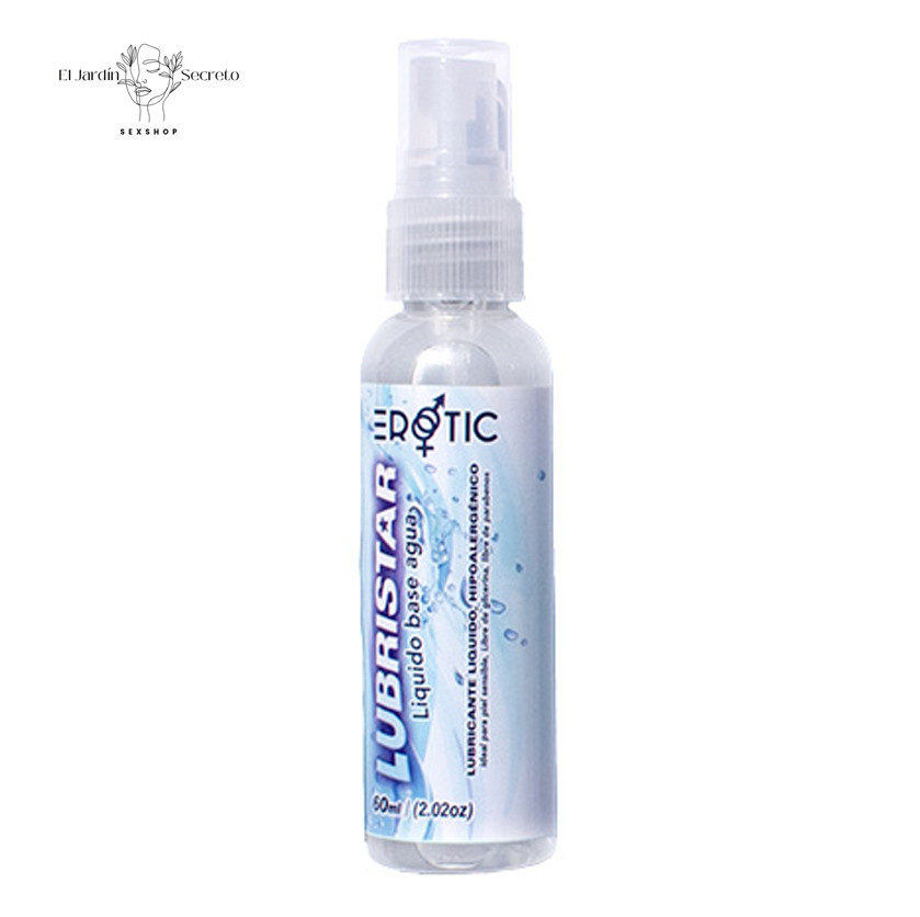Lubricante Anal Vaginal Hipoalergénico Base Agua Erotic Lubristar 60 ml 3 Lubricante Anal Vaginal Hipoalergénico Base Agua Erotic Lubristar 60 ml