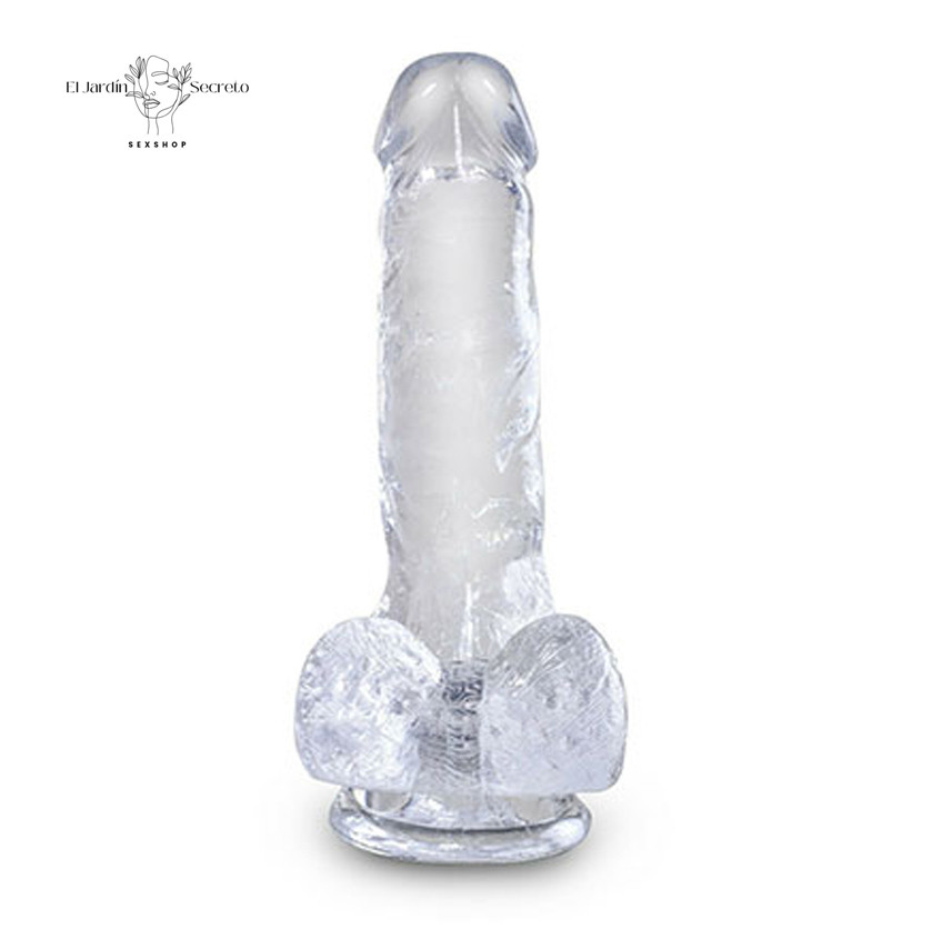 Dildo realista 19cm Sexo Anal o Vaginal Pegging King Cock Clear Pipedream 4 Dildo realista 19cm Sexo Anal o Vaginal Pegging King Cock Clear Pipedream