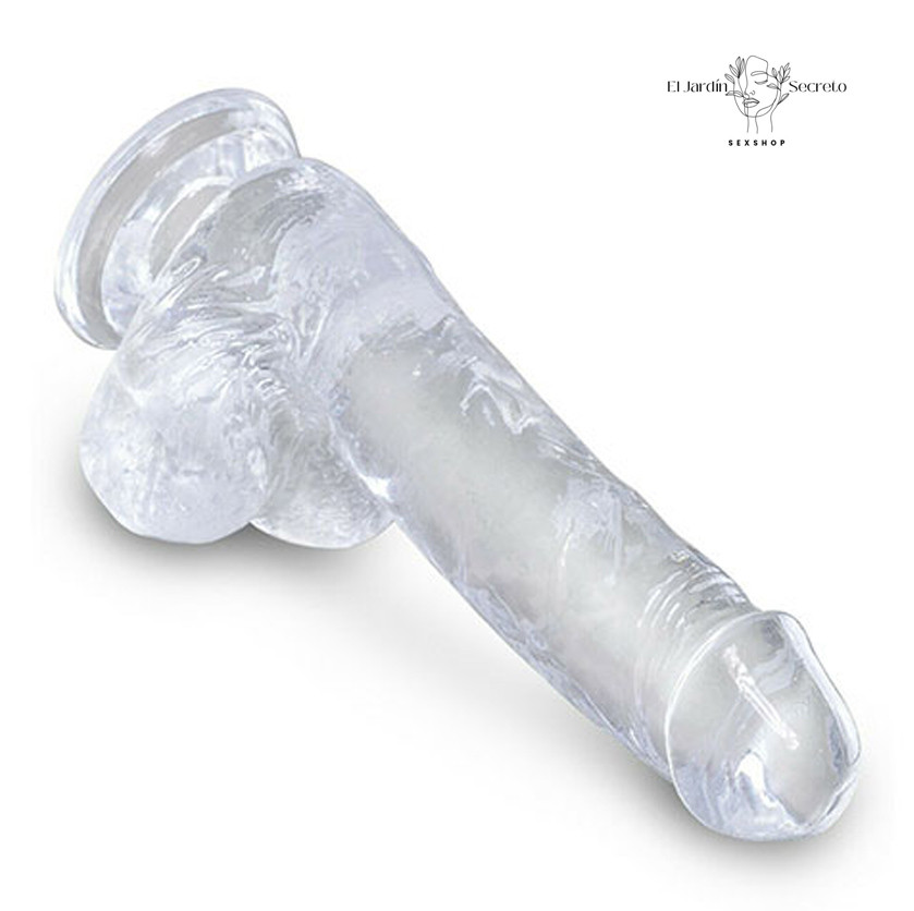 Dildo realista 19cm Sexo Anal o Vaginal Pegging King Cock Clear Pipedream 5 Dildo realista 19cm Sexo Anal o Vaginal Pegging King Cock Clear Pipedream