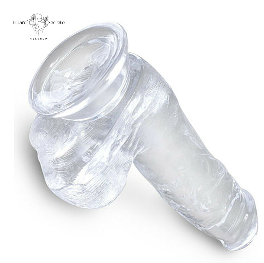 Dildo realista 19cm Sexo Anal o Vaginal Pegging King Cock Clear Pipedream 6 Dildo realista 19cm Sexo Anal o Vaginal Pegging King Cock Clear Pipedream
