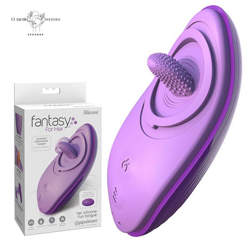 Vibrador de lengua de silicona para tu clítoris Fun Tongue Pipedream