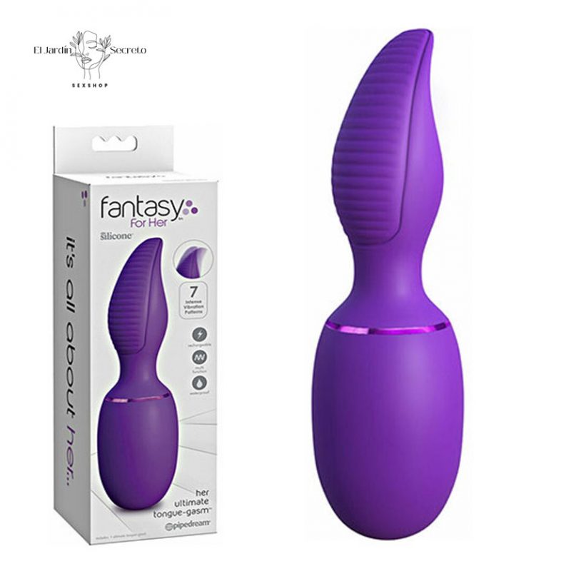 Tongue Gasm Vibrador 7 Modos Estimulador de Clítoris en Silicona Premium