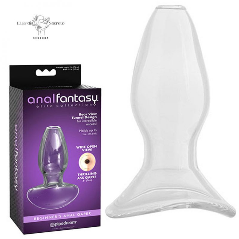 Plug Anal 9cm Plug anal de cristal Principiantes sexo anal gaper pipedream