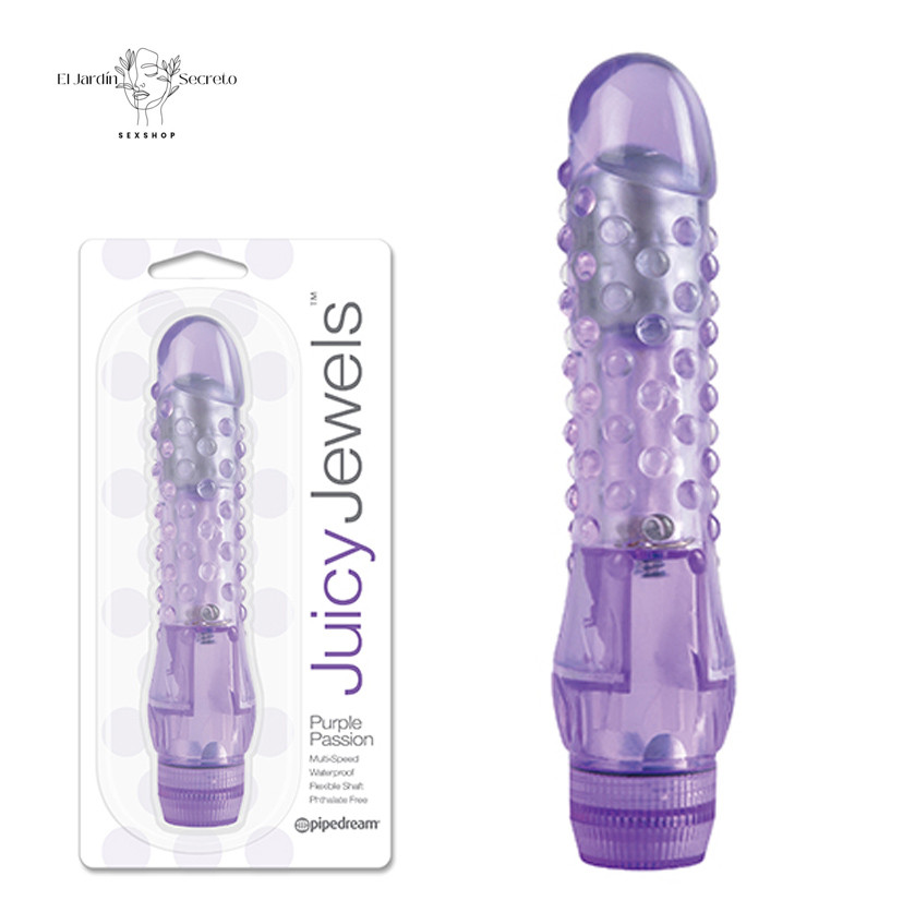Vibrador 15 cm Suave y Flexible para Mujer Purple Passion Pipedream 1 Vibrador 15 cm Suave y Flexible para Mujer Purple Passion Pipedream