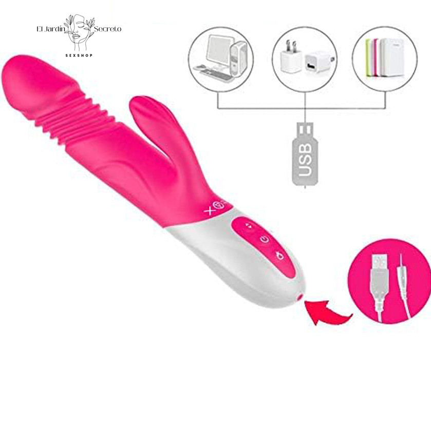 Vibrador FOX T1 con Calefacción, Giro, Empuje y Estimulador Clitorial 8 Vibrador FOX T1 con Calefacción, Giro, Empuje y Estimulador Clitorial