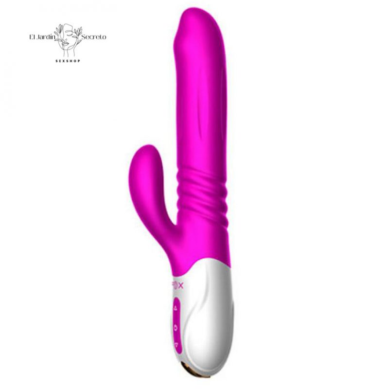 Vibrador FOX T2 con Expansión, Empuje y Estimulación Clitorial