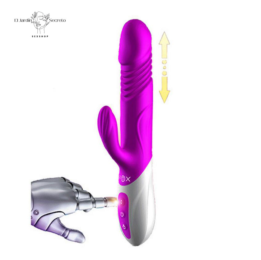 Vibrador FOX T2 con Expansión, Empuje y Estimulación Clitorial 8 Vibrador FOX T2 con Expansión, Empuje y Estimulación Clitorial