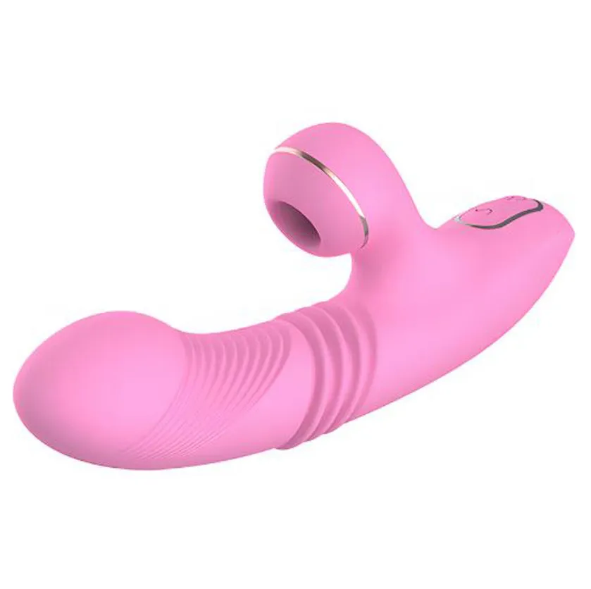 Vibrador Punto G y Succionador de Clítoris Retráctil Efecto Calor Olivia Dibe - Imagen 5