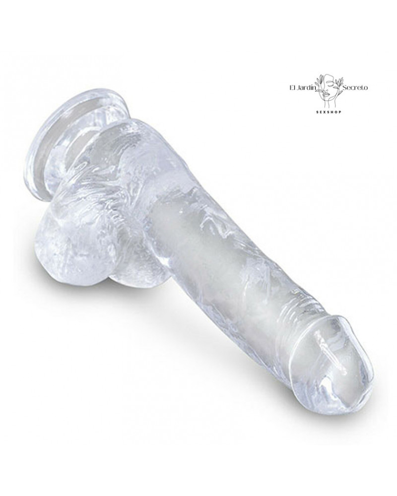 Dildo realista 19cm Sexo Anal o Vaginal Pegging King Cock Clear Pipedream 7 dildo realista 19cm sexo anal o vaginal pegging king cock clear pipedream