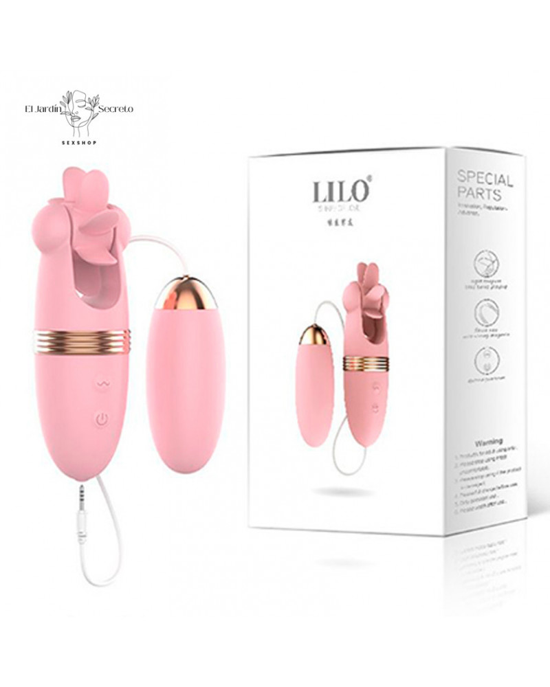 Doble Estimulador Clítoris Huevo y Lengua vibrador Hot Wheel Tongue Lilo 4 doble estimulador clitoris huevo y lengua vibrador hot wheel tongue lilo