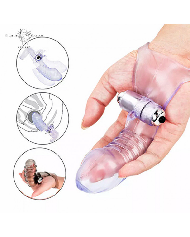 funda para dedo con vibrador de clitoris punto g vibrating finger sleeve