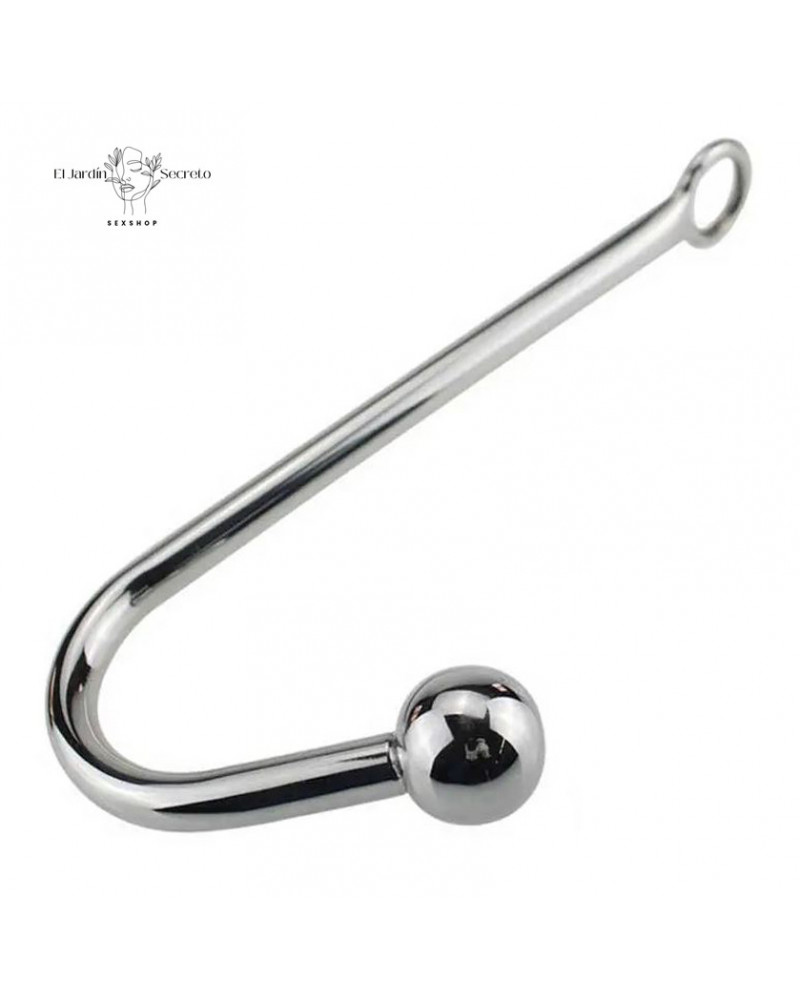 gancho metalico anal y vaginal bola metalica para juegos eroticos bdsm