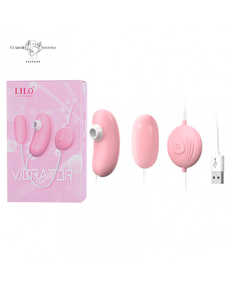 Mini Huevo Vibrador con Succión para Clítoris Punto G 3 mini huevo vibrador con succion para clitoris punto g